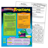 Reducing Fractions Chart