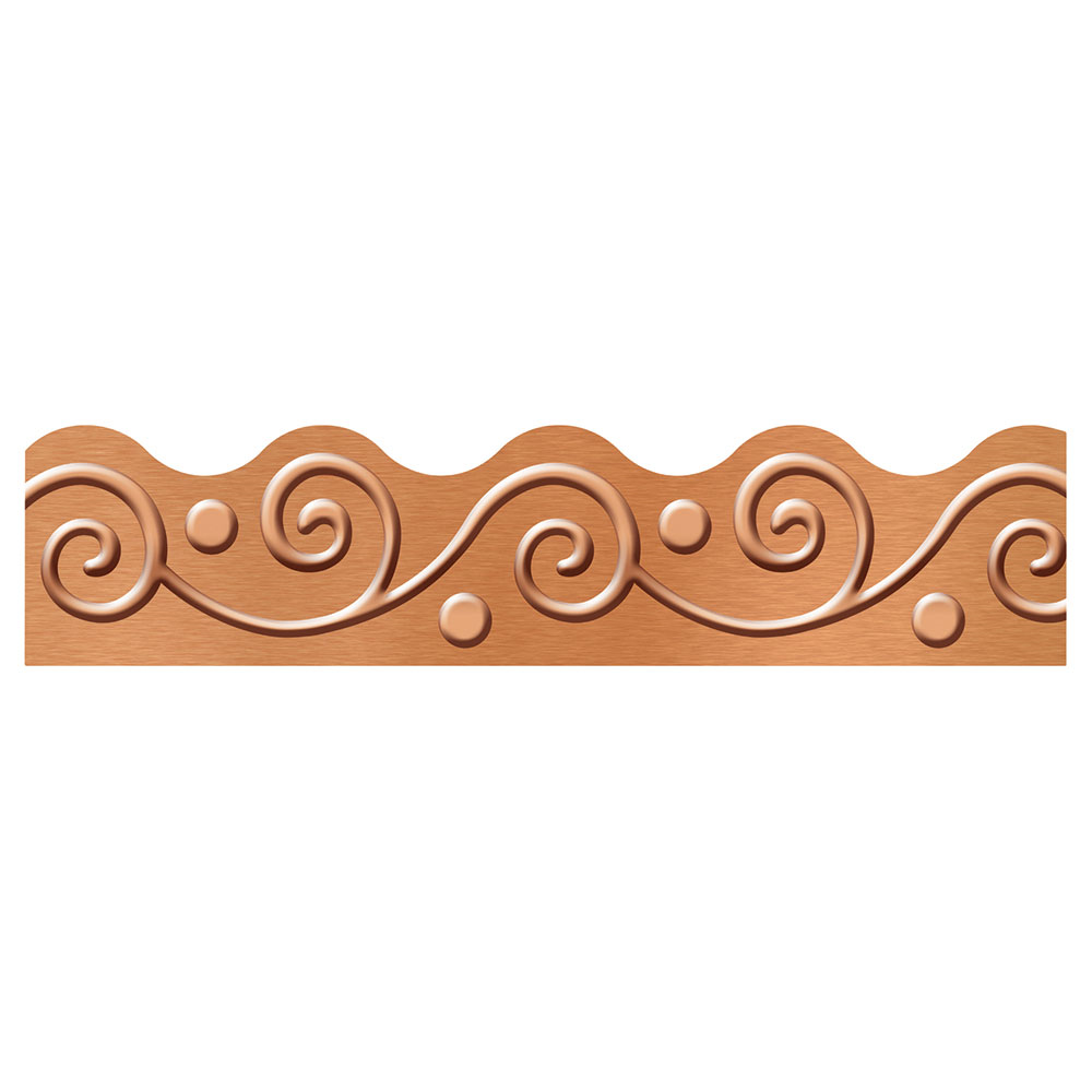 I Love Metal Copper Scrolls Trimmer