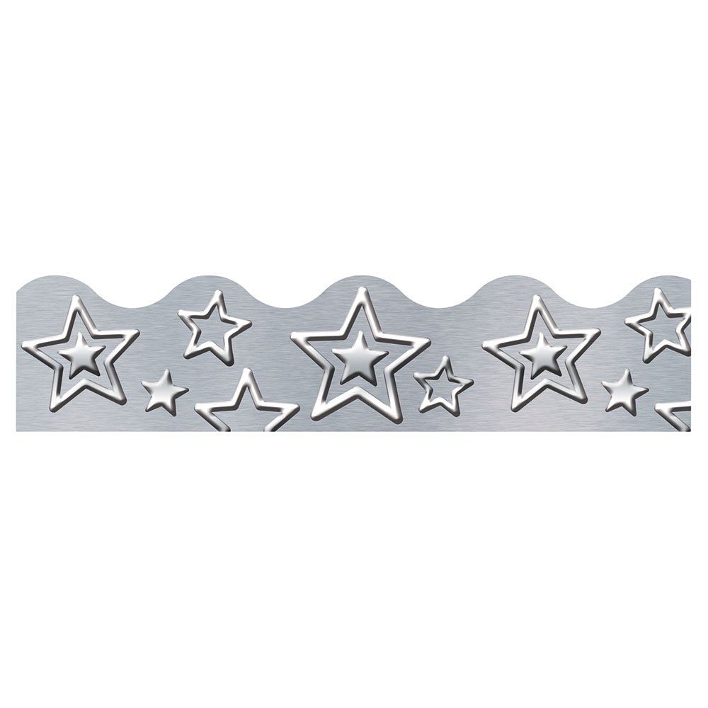 I Love Metal Silver Stars Trimmer