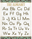 Eucalyptus Alphabet Chart