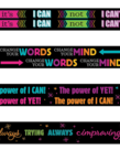 Growth Mindset Pencils "The Power of..."