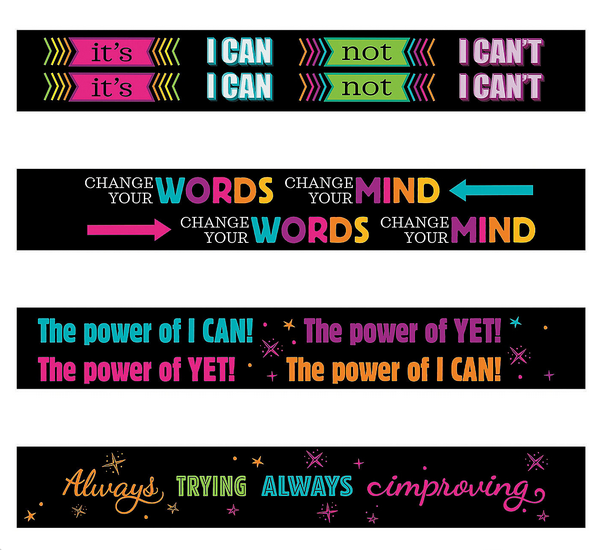 Growth Mindset Pencils "The Power of..."