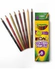 Crayola Multicultural Pencil Crayons-8pk