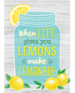 Lemon Zest When Life Gives You Lemons Positive Poster