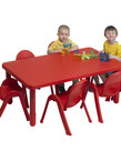 My Value Preschool Rectangle Table & 6 chairs