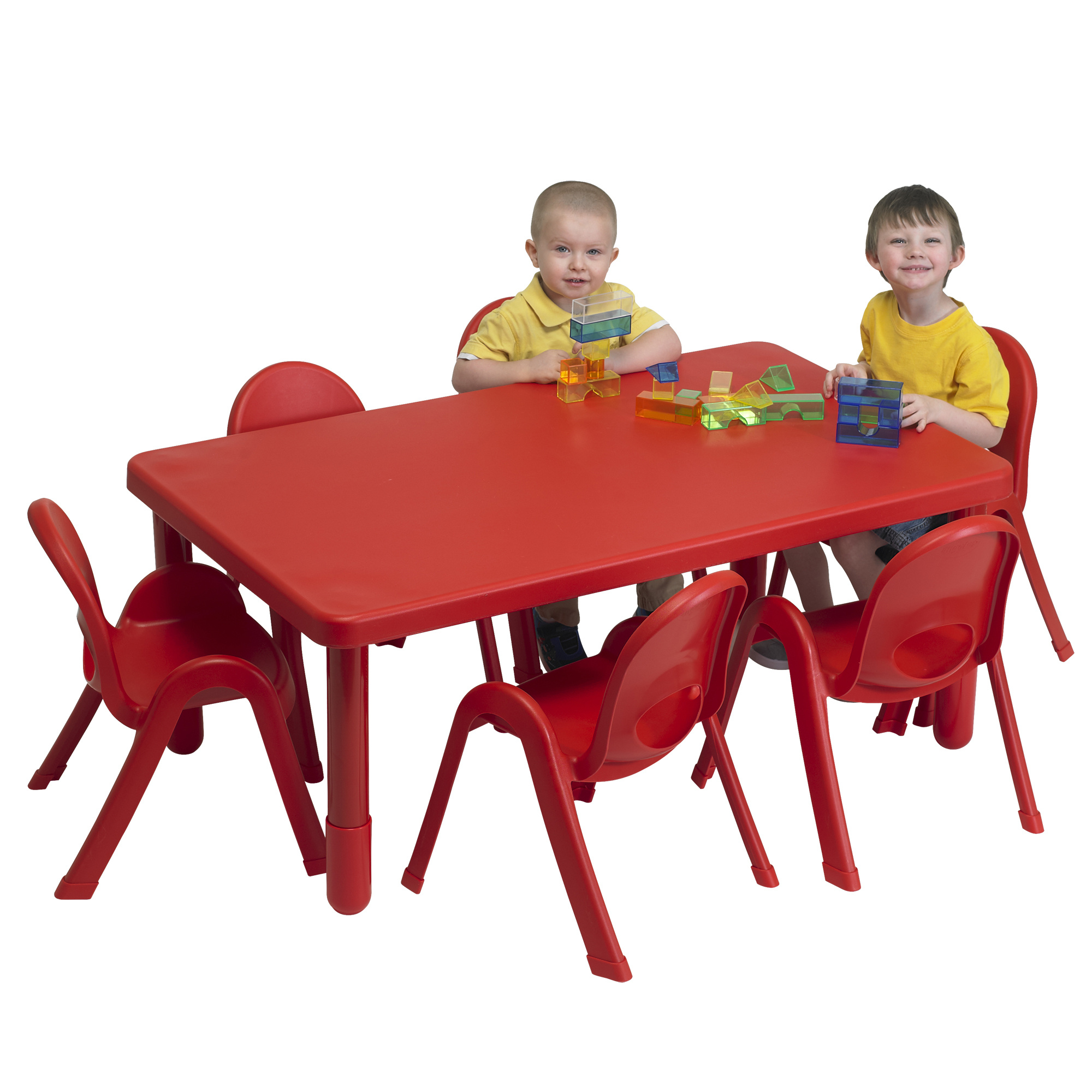 My Value Preschool Rectangle Table & 6 chairs