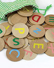 Alphabet Memory Wooden Pieces