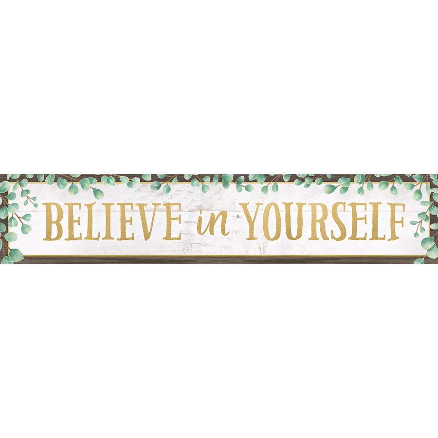 Eucalyptus Believe in Yourself Banner