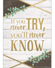 If You Never Try You Will Never Know Positive Poster
