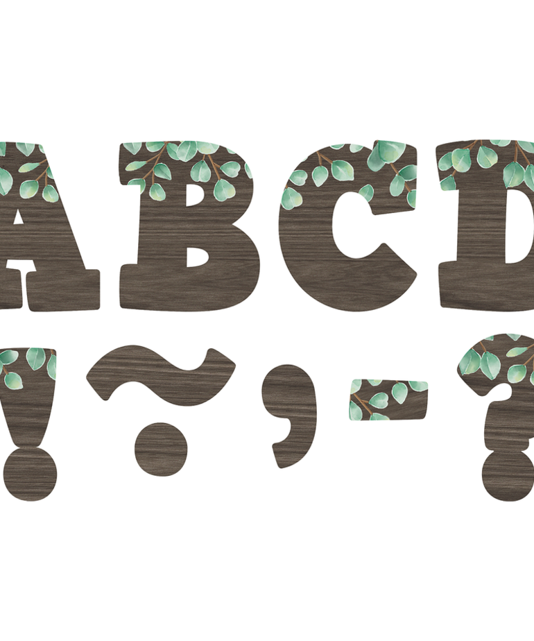 Eucalyptus 4" Bold Block Magnetic Letters