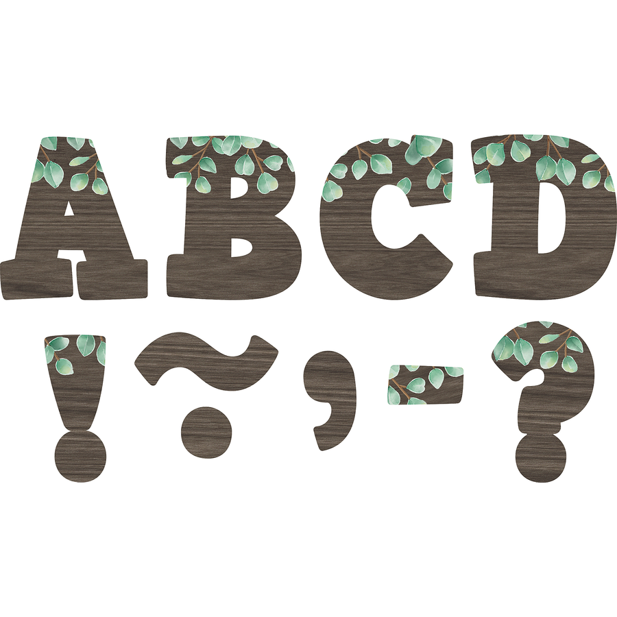 Eucalyptus 4" Bold Block Magnetic Letters