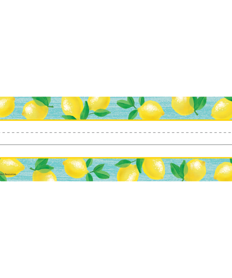 Lemon Zest Flat Nameplates