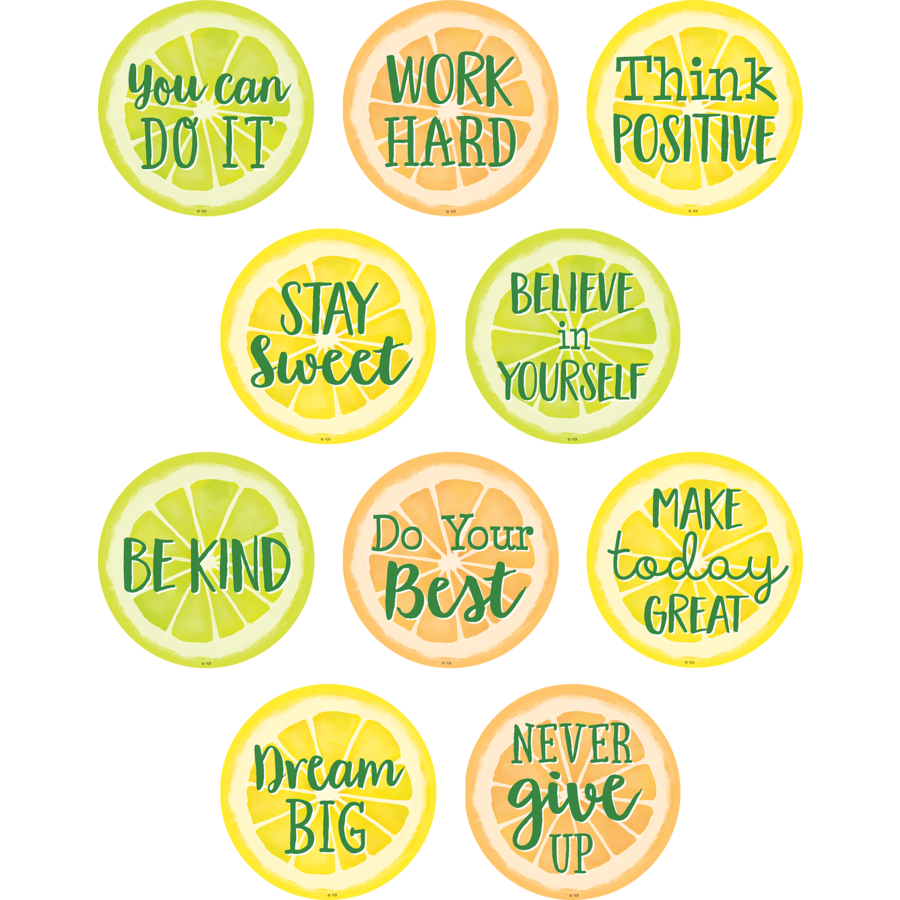 Lemon Zest Positive Sayings