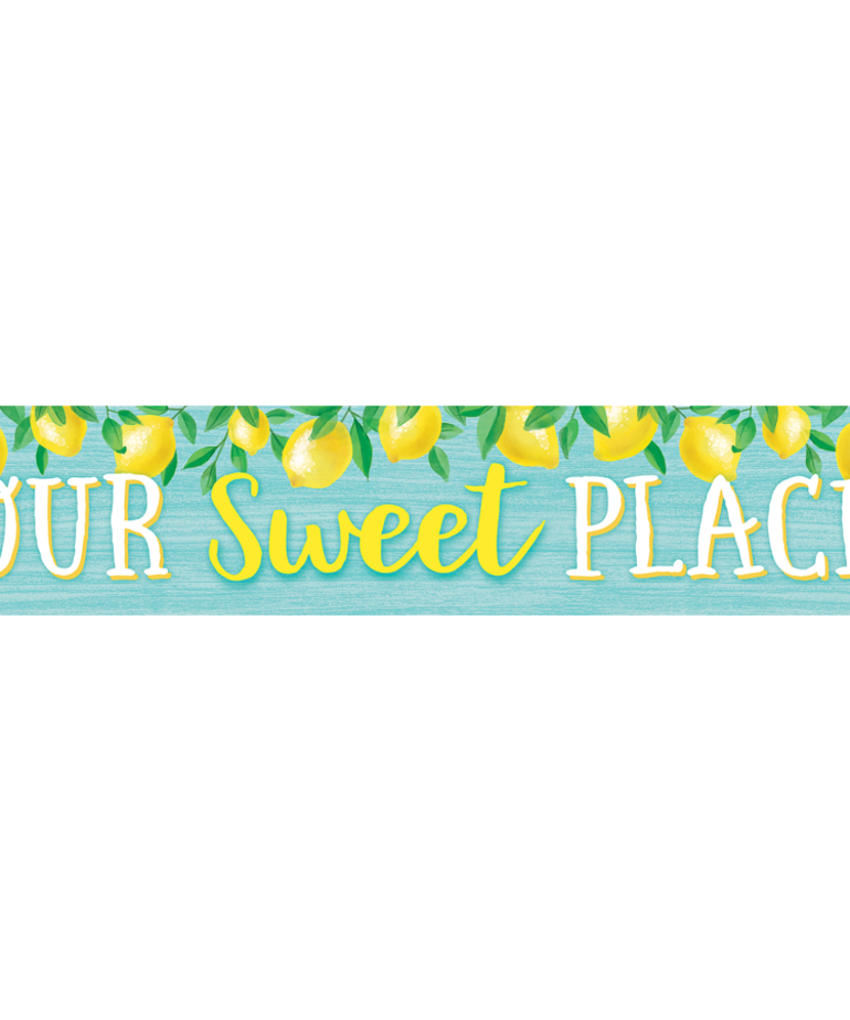 Lemon Zest Our Sweet Place Banner