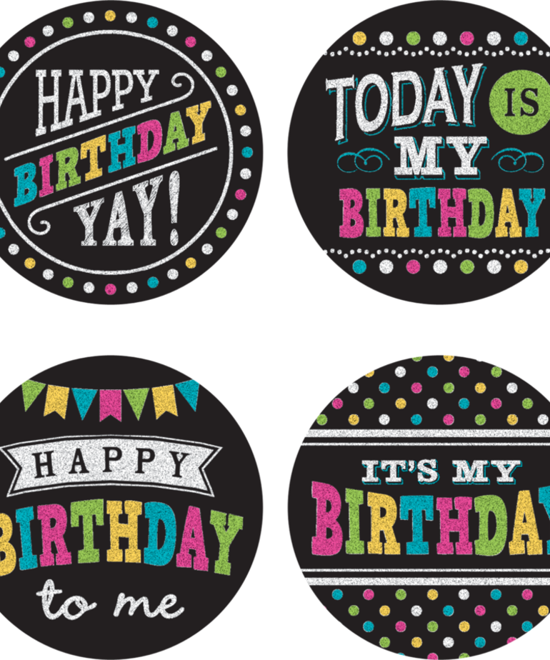 Happy BIrthday Wear Em Badges