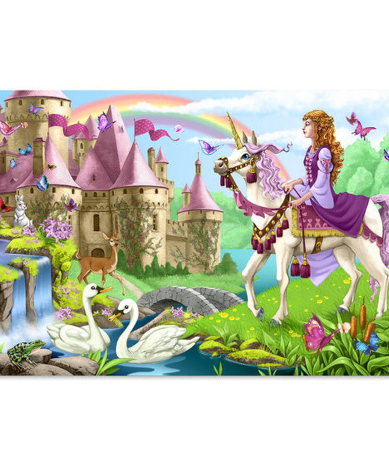 Melissa & Doug Fairy Tale Castle Floor Puzzle 48pc