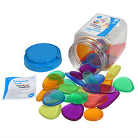 Rainbow Pebbles Transparent