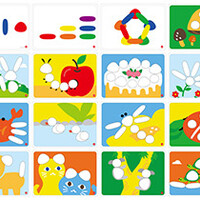 Junior Rainbow Pebbles Activity Set