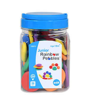 Rainbow Pebbles Mini Jar