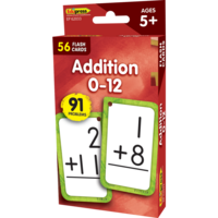 Addition 0 - 12 Flashcards