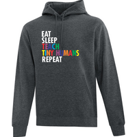 "Eat, Sleep," Teacher Sweatshirt