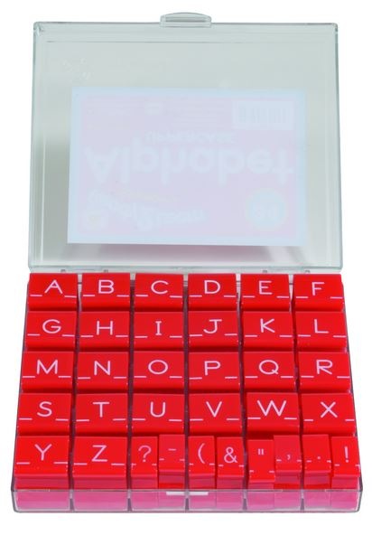 Alphabet Stamps Uppercase-Manuscript