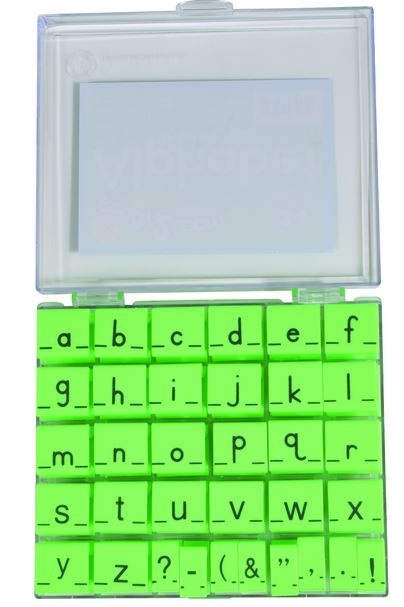 Alphabet Stamps Lowercase -Manuscript