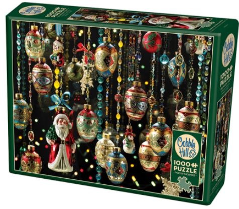 Cobble Hill Christmas Ornaments 1000pc Puzzle