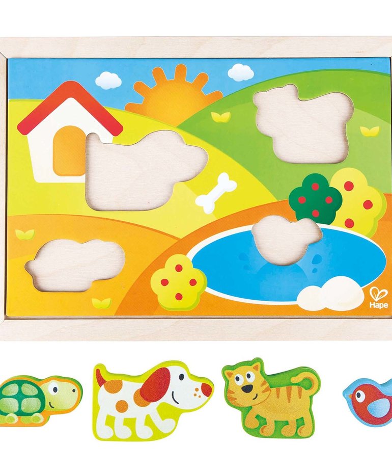 Hape Sunny Valley 3 in 1 Puzzle