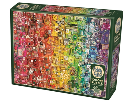 Cobble Hill Colorful Rainbow Puzzle 1000pc