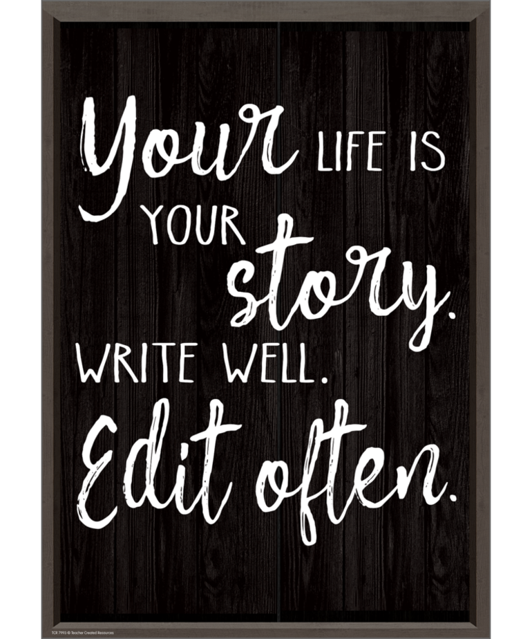 Your Life is Your Story Postive Poster