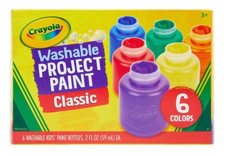 Crayola Kids Washable Paint 6ct 2oz