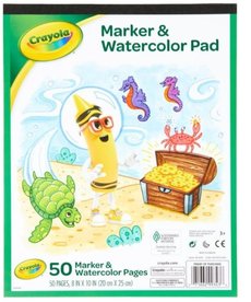 Crayola Marker & Watercolor Pad