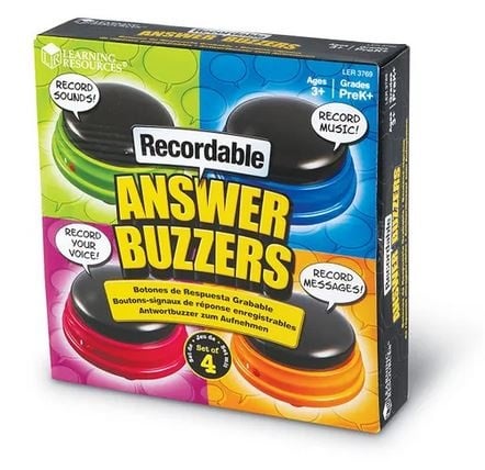 Learning Resources Recordable Answer Buzzers