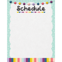 Oh Happy Day Write On/Wipe Off Schedule Chart