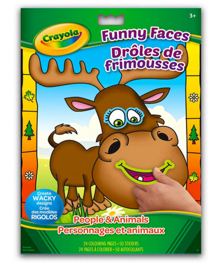 Crayola Funny Faces Coloring Book