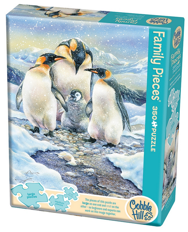 Cobble Hill Penguin Family 350pc Family Puzzle