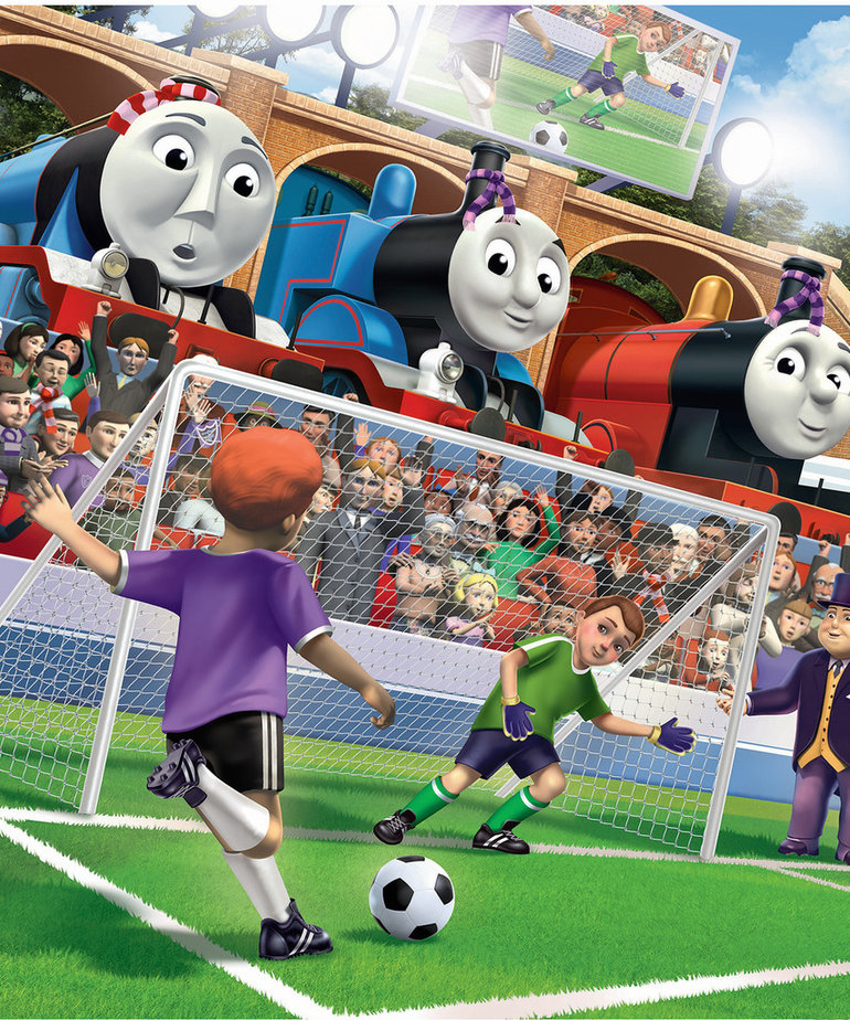 Ravensburger Thomas the Train  Watches Soccer 3X49pc Puzzle