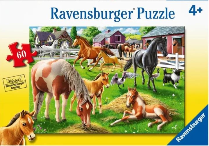 Ravensburger Happy Horses 60pc Puzzle