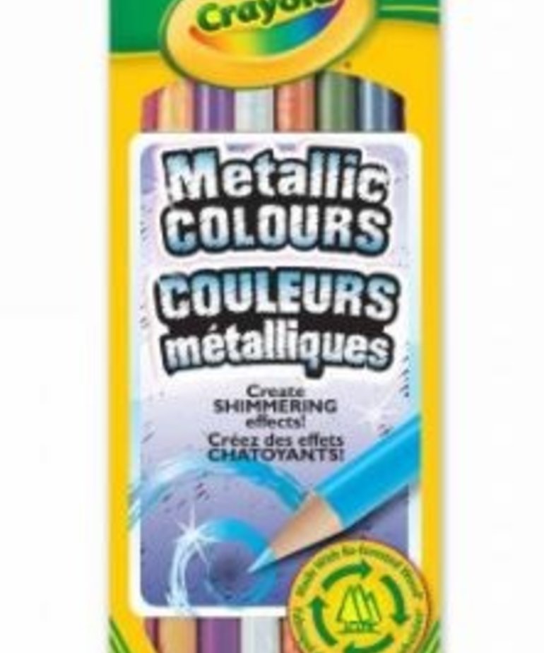 Crayola Metallic Pencil Crayons(8 pack)
