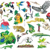 Rainforest Animals Felt Set