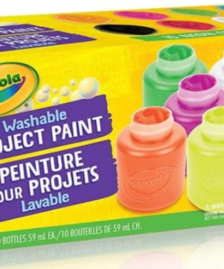 Washable Project Paint 10ct Neon