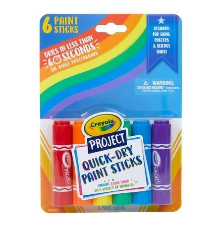 Crayola Quick Dry Paint Sticks