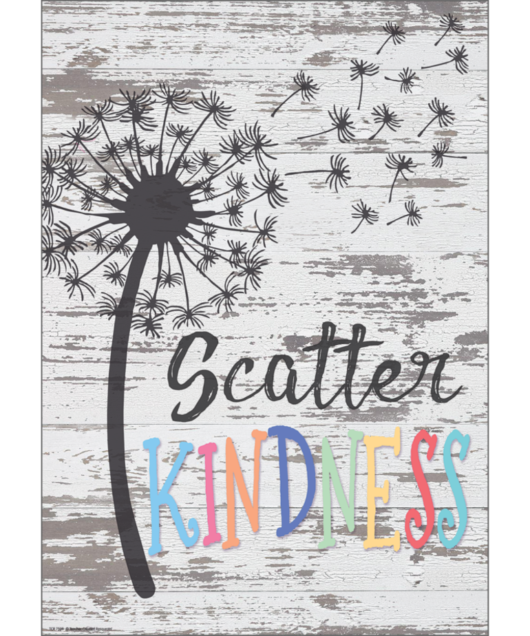 Scatter Kindness Positive Poster