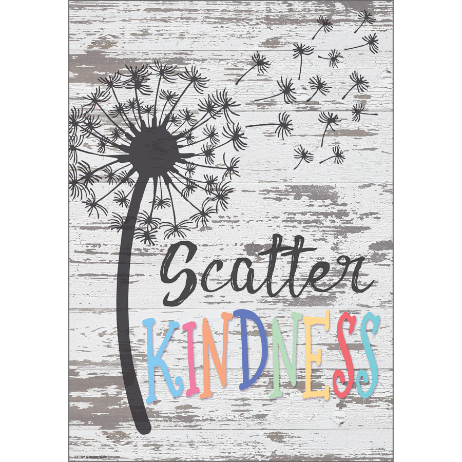 Scatter Kindness Positive Poster