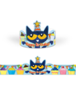 Pete the Cat Birthday Crowns