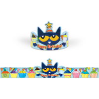 Pete the Cat Birthday Crowns