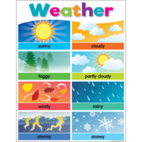 Colorful Weather Chart