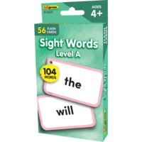 Sight Word Flash Cards- Level A