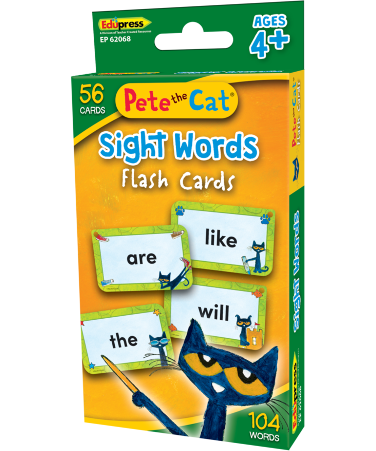 Pete the Cat Sight Words Flash Cards